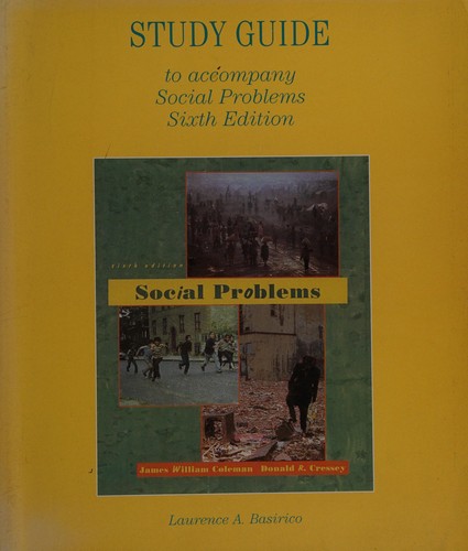 Cover for Social Problems Study Guide