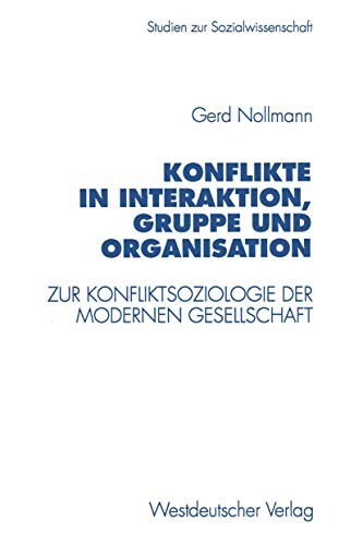 Cover for Konflikte in Interaktion, Gruppe und Organisation
