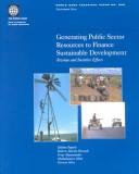 Cover for Generating public sector resources to finance sustainable development