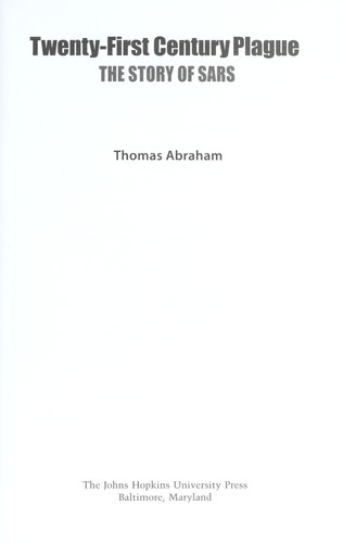 Cover for Twenty-first century plague
