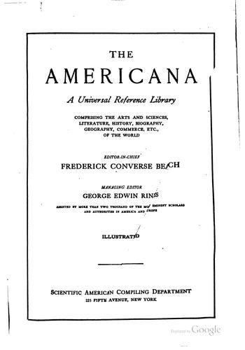 Cover for The Americana