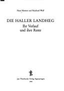Cover for Die Haller Landheg