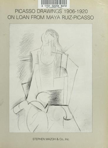 Cover for Picasso drawings, 1906-1920