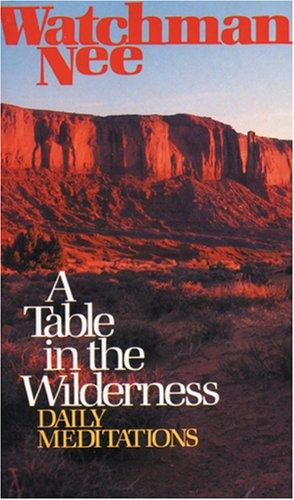 Cover for A Table in the Wilderness