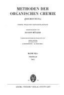 Cover for Methods of Organic Chemistry, Ln; Methoden der organischen Chemie, Ln, Bd.6/1c, Phenole, 2 Tle