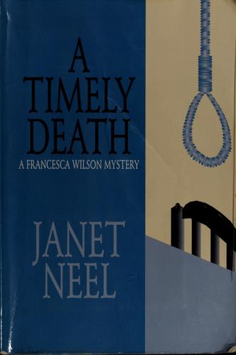 Cover for A timely death