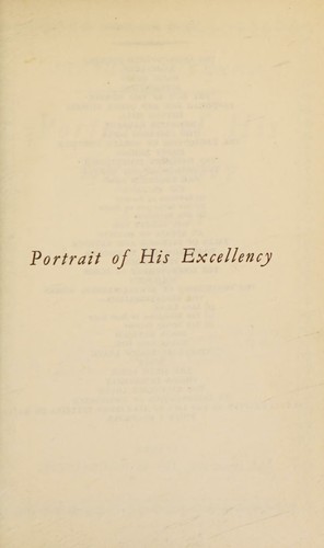 Cover for Portrait of His Excellency