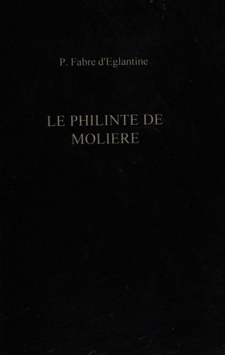 Cover for Le Philinte de Moliere (University of Exeter Press - Exeter French Texts)