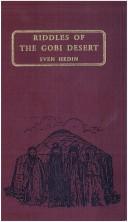 Cover for Riddles of the Gobi desert