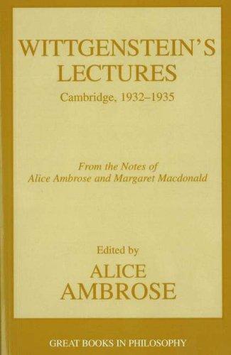 Cover for Wittgenstein's Lectures