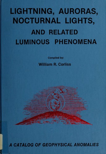Cover for Lightning, auroras, nocturnal lights, and related luminous phenomena
