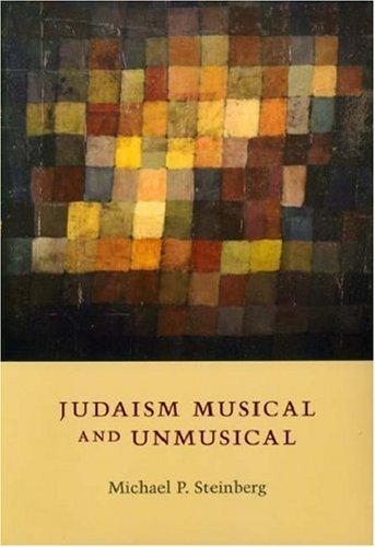Cover for Judaism Musical and Unmusical