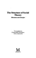Cover for The structure of social theory