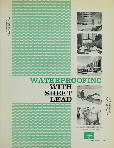 Cover for Waterproofing with sheet lead