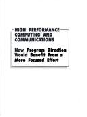 Cover for High Performance Computing and Communication