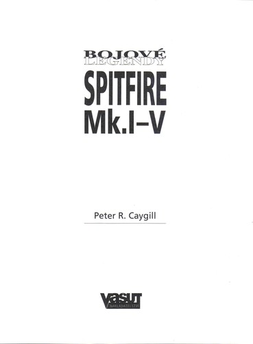 Cover for Spitfire Mk.I-V