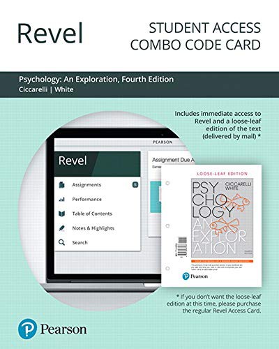 Cover for Revel for Psychology