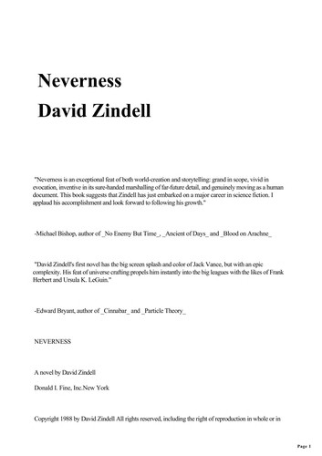 Cover for Neverness