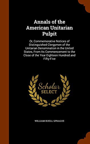 Cover for Annals of the American Unitarian Pulpit