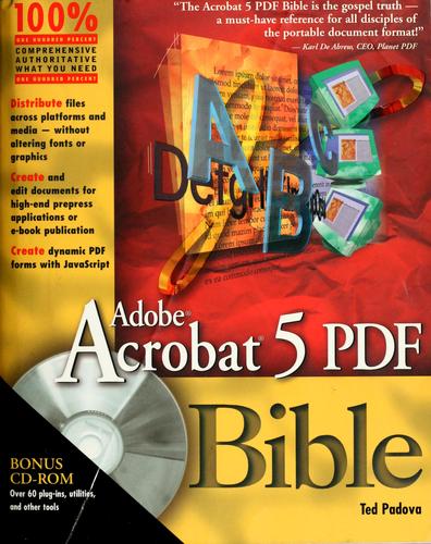 Cover for Adobe Acrobat 5 PDF bible