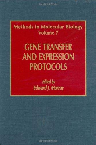 Cover for Gene transfer and expression protocols
