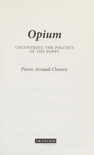 Cover for Opium