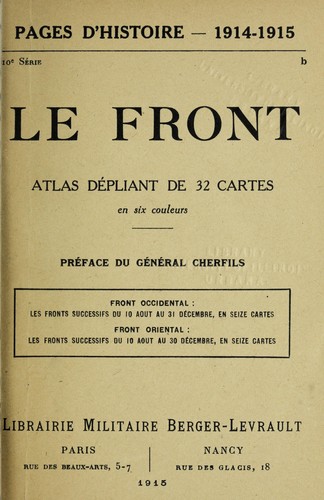 Cover for Le front
