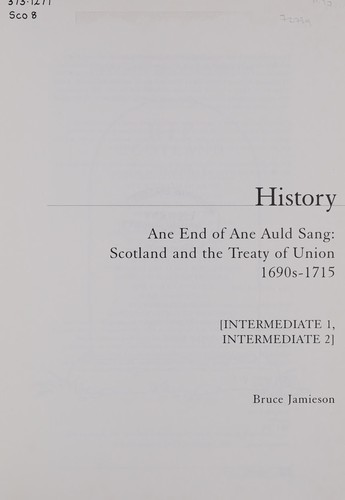 Cover for History