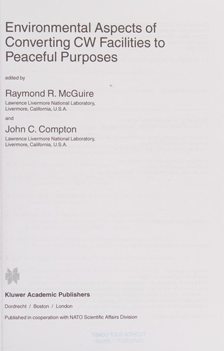 Cover for Environmental aspects of converting CW facilities to peaceful purposes
