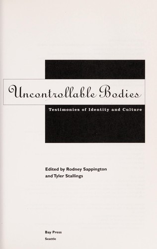 Cover for Uncontrollable bodies