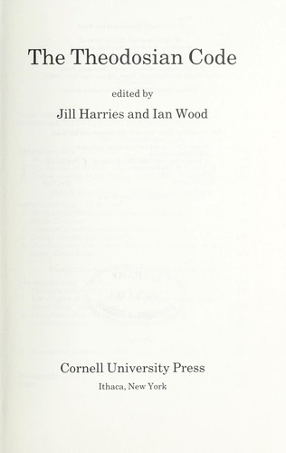 Cover for The Theodosian Code