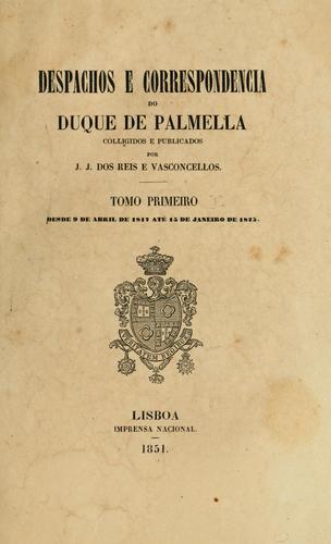 Cover for Despachos e correspondencia do duque de Palmella