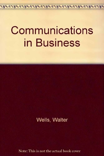 Cover for Communications in business