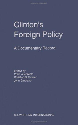 Cover for Clinton's foreign policy