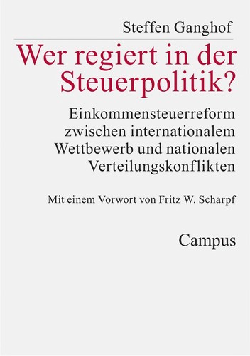 Cover for Wer regiert in der Steuerpolitik?