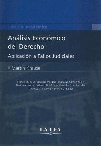 Cover for Analisis Economico del Derecho