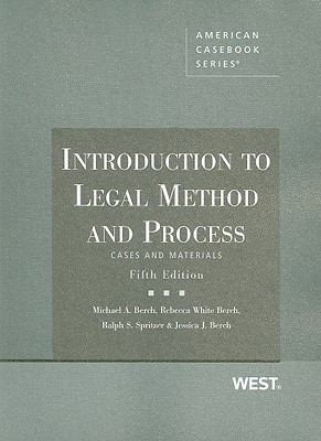 Cover for Introduction To Legal Method And Process Cases And Materials