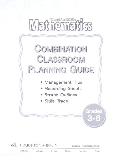 Cover for Houghton Mifflin Mathematics