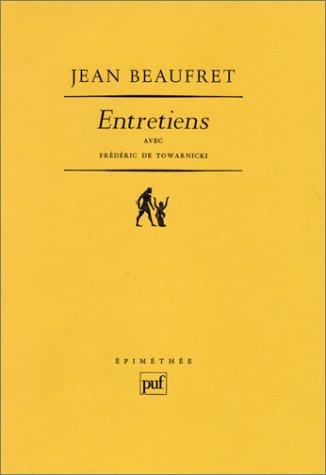 Cover for Entretiens avec Frédéric de Towarnicki