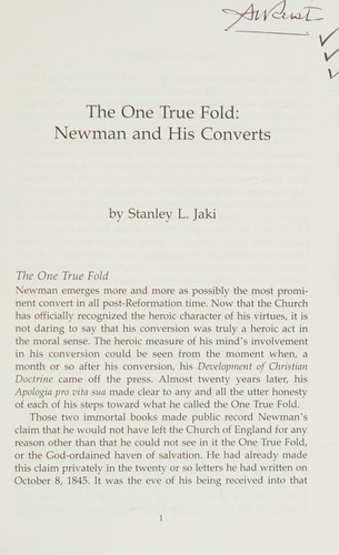 Cover for The one true fold