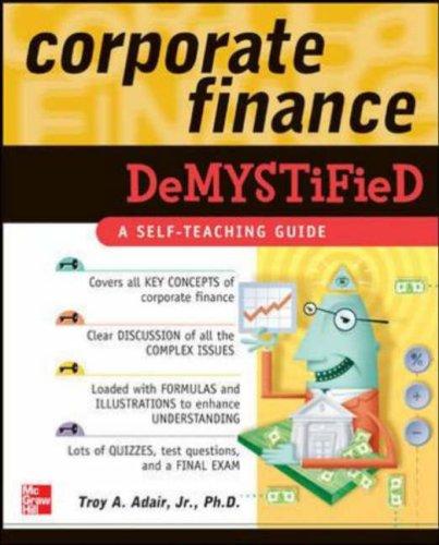 Cover for Corporate finance demystified