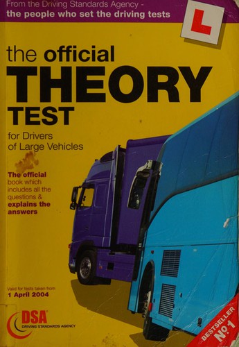 Cover for The official theory test for drivers of large vehicles