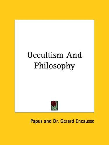 Cover for Occultism And Philosophy