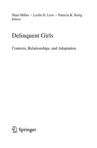 Cover for Delinquent girls
