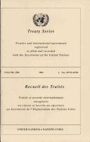 Cover for United Nations Treaty Series No.2288 (2005) (Treaty)