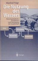 Cover for Die Nutzung des Wassers