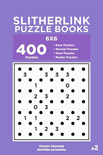 Cover for Slitherlink Puzzle Books - 400 Easy to Master Puzzles 6x6