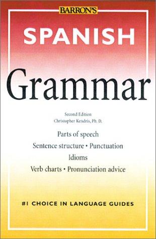 Cover for Spanish grammar