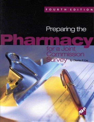 Cover for Preparing the pharmacy for a Joint Commission survey