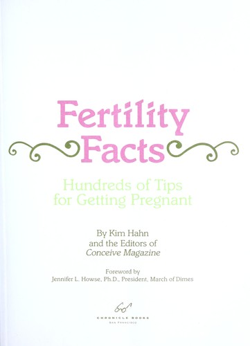 Cover for Fertility facts